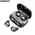 M32 TWS Wireless Headphones Stereo Sport Touch Headset TWS Bluetooth V5.1 Earphones Women Earbuds with Microphone Power Bank 2000mAh M28 M10 F9 Bluetooth Earbuds. 