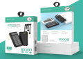 SOVO X26 Power Bank - 10000  mAh Power Bank - Super-Fast Charging Power Bank - Solar Charging - Strong LED Flashlight - 1 Year Official Warranty - Compatible With iOS And Android Devices. 