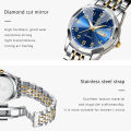 POEDAGAR Luxury Women's Waterproof Quartz Watch | Stainless Steel Ladies Watch with Night Light | Birthday and Valentine's Day Gift. 