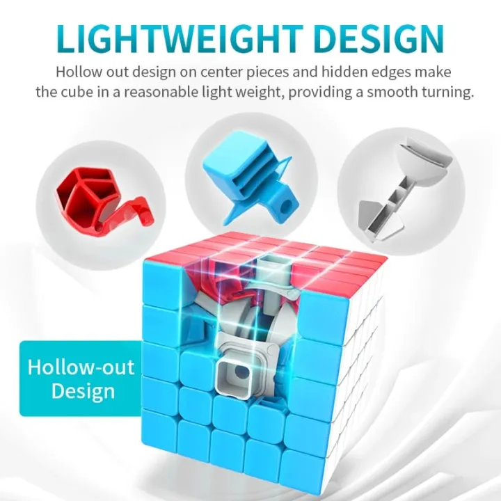 Rubik's%20Cube%205x5%20Professional%20Sticker%20less%20Magic%20Cube%20Multi%20color%20Mind%20puzzle%20Pre%20Lubricated%20-%20Image%207