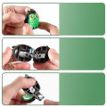 Owl Household Mini Folding Clipper Single Set with Keychain Hanging Decoration Anti Splash Nail Knife. 