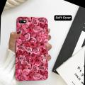 Oppo A1K Back Cover Case -  Rose Soft Cover. 