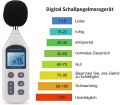 Digital Sound Level Meter, USB 4700 Groups Data Recording Decibel Measuring Device Measuring 30dBA ~ 130dBA. 