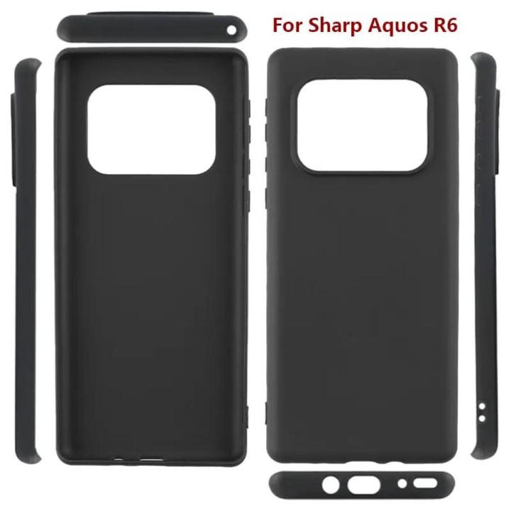 Sharp Aquos R6 Back Cover Soft Tpu Slim Matte Flexible Case For Aquos R6
