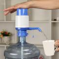 Hand Press Pump For Bottled Water - White & Blue. 