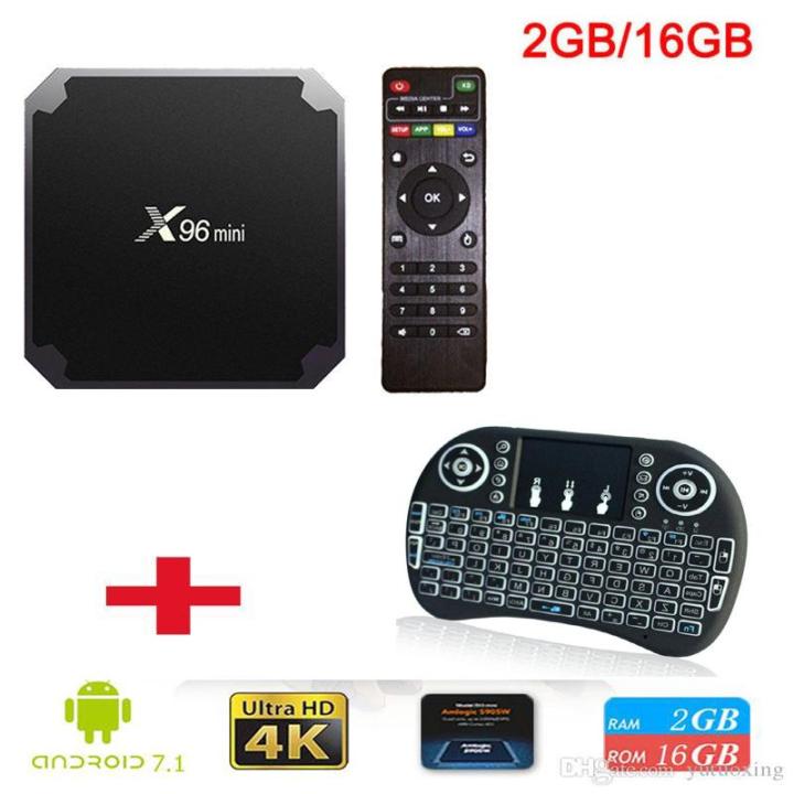 Pack%20of%20Android%20Smart%20Tv%20Box%20X96%20Mini/X96Q%202gb+16gb%20with%20Mini%20touch%20keyboard%20-%20Black%20-%20Image%202