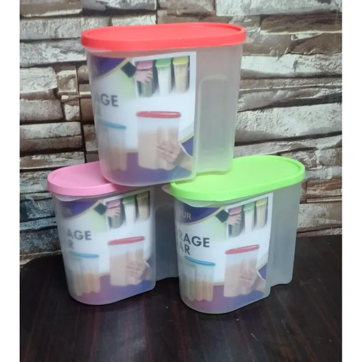 3Pcs%7B1%20kg%7D%20Storage%20Jar,%20Storage%20Box,kitchen%20jar,Portion%20storage%20jar,%20Plastic%20Jar,Separate%20Jar%20-%20Transparent%20Storage%20Jar,%20Hi%20Quality%20-%20Image%204