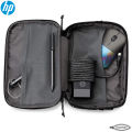 HP Tech Pouch Bag for Electronic Devices, Accessories, Reflective Details, Waterproof Fabric, Adjustable Strap, Black - 14V34AA#ABB. 