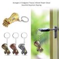 New Original Big Metal Infinity Gauntlet glove Thanos Hand Marvel avengers villain avangers endgame stone hand key ring Avengers Infinity War Keychain. 