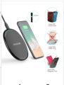 Fast Wireless Charger, NANAMI 7.5W Charging Pad Compatible Phone 13/13 mini/12/SE 2/11/11 Pro/XS Max/XR/X/8 Plus, 10W Qi Charger for Samsung Galaxy S21/S20/S10/S9/S8/S7 Note 10+/9/8 & 5W AirPods 2. 