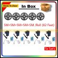 RGB Led Strip Lights For Home Decorations Waterproof (Per Set : 16 Feet) Adjustable Brightness + Speed / High Quality. 