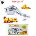 SP Dealz Manual Fruit Juicer, Selected Trend Juice Squeezer Aluminium Alloy Hand Press Juicer Lime Metal, for Juicing Lemons, Limes, Oranges, Metallic. 