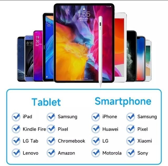 Universal Drawing Stylus Pen For Android iOS Touch Pen For iPad Samsung  Tablet Smart phone Pencil Accessories Digital Active Stylus Pen for Samsung 