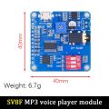 DY-HV8F DY-HV20T Voice Playback Module Board MP3 Music Player 10W 20W 12V 24V Playback Serial Control DIY Electronic For Arduino. 