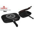 Sonex Die Cast - Double Grill Pan | Marble Coated 36 cm | Non Stick Grill Pan | Two sided Grill Pan TRENDING DESIGN. 