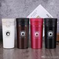Sukaina 380ml Thermos Vacuum Cup Double Layer Travel Outdoor School Coffee Flask Water Bottle Mug Keep Heat/cold. 