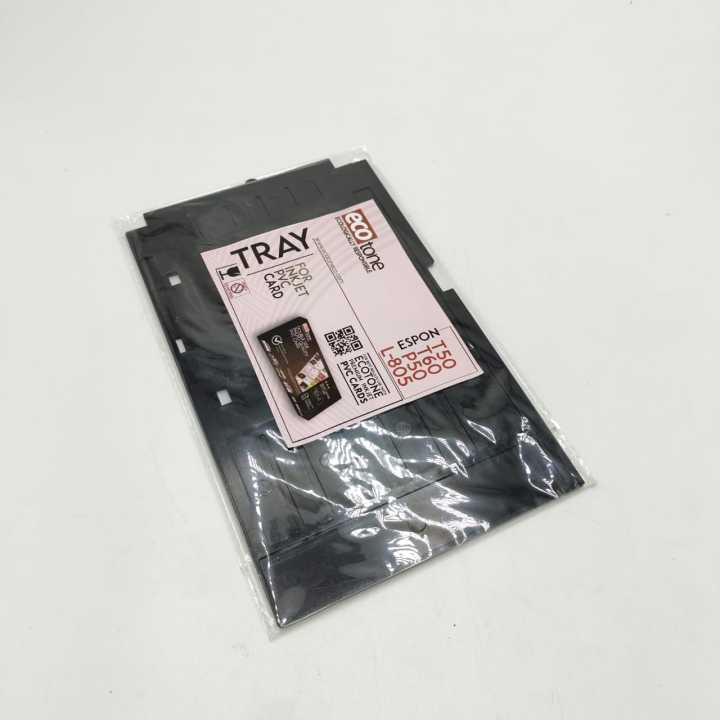 Eco Tone PVC Card Printing Tray for Epson T50, T60, P50, L805, L800 - CR80 Size Card Tray
