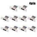 10pcs USB 3.1 Type C Socket Fixing Plate Type-C USB Jack 3.1 Type-C 2Pin 4Pin Female Connector Jack Charging Port Jing. 