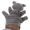 Grey Mouse Hand Puppet Finger Puppets. 