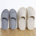 Open Toe Breathable Slippers Linen Thick Bottom Non-slip Washable Leisure Shoes Casual Hotel Home Four Seasons Couples Slippers. 