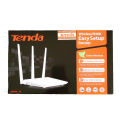 Tenda F3 300Mbps Wireless WiFi Router, Multi Language Firmware, 1*WAN+3*LAN Ports, Perfect to Small & Medium House,Easy Setup. 