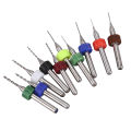 Pack of 10 Caide ni Drill Bits CNC  (0.3-1.2mm). 