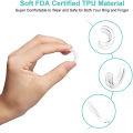 8 Piece Set / Ring Size Adjuster for Loose Rings / Invisible Clear Ring Sizer with 8 Sizes / Clear Ring Sizer Resizer. 