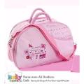 Baby Bag For Diaper, Feeder & Accessories – Pink Color. 