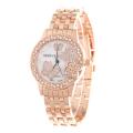 【ETOP】Online Hot Metal Watch Diamond Pattern Geneva Quartz Watch for Women. 