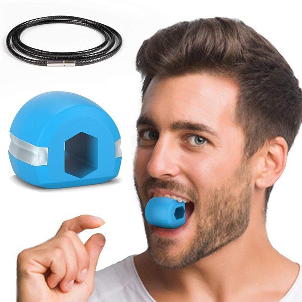Jaw Exerciser Ball with Free Rope - Jawline Exerciser - Jawline Shaper 60 Lbs - Jaw line shaper for Face Beauty - Reduce Double Chin with jaw line rubber - Jawline chew For Men and Women