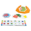Brain Teasers Logic Spatial Reasoning Skills Toy 3D Tangram Jigsaw Board Puzzle Challenge Color Code Building Games for Children. 