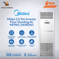 Midea Floor Standing -Full DC Inverter Air Conditioner 2 Ton  | Model Model: MFPAS-24HRDN1 | Cooling & Heating |100%  Copper R410 Eco Friendly Long Air Throw  | 03 Years Compressor 02 Years Parts Warranty. 
