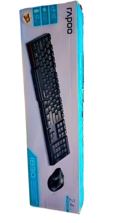 Rapoo 1830 2.4 GHZ Advance 10 Meters spill-resistant Design 12 month battery life wireless keyboard  mouse Combo Kabellose maus and Tastatur Combo Clavier  et Souris Sans Fil