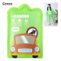 Creative Vacuum Compression Kids Raincoat Card Packaging Waterproof One-Piece Raincoat Travel Convenient Rain Coat Outdoor. 