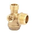 1 Three-Way Air Compressor Check Valve Direct Connection Air Compressor Check Valve,Valve Port: 20mm 16mm 10mm. 