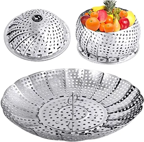 Stainless%20Steel%20Foldable%20Strainer/Steamer/Basket,%20Folding%20Dish%20Steam%20Stainless%20Steel%20Food%20Steamer%20Basket%20Mesh%20Vegetable%20Cooker%20Steamer%20Expandable%20Pan%20-%20Image%204