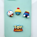 FELMYST For OPPO A16 INS Disney Cute Cartoon toy story Mobile Phone Case Huggin Pooh Bear Doraemon Casing Boy Gril Couple Gift Liquid Silicone Shockproof Soft Cover. 
