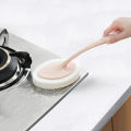 Home Supplies Multifunction Bath Cleaning Brushes Sponge Brush Toilet Brush Kitchen Bathroom Cleaning Tools 1Pcs. 