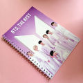 BTS Logo Printed Notebook with free gift, BTS Army, KPOP, STRAY KIDS, SEVENTEEN, Fully Customized Perfect Gift For Army. 