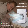 Portable Air Conditioners Cooler, 4IN1 Portable AC mini Fan, 120°Oscillating Evaporative Personal Air Cooler with 4 Speeds, LED Light,2 Humidify,2/4/6H Timer,Low Noise,Desktop Office, Home, Bedroom UK IMPORT. 