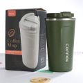304 Stainless Steel Portable Reusable Coffee Mug on-The-Go Travel Vacuum Insulated Cup Cold/Warm Tumbler Office Home Supplies. 