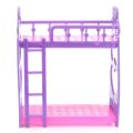 NYT Plastic Bunk Bed W/ Ladder 1:6 For Barbie Doll'S House Dollhouse Furniture. 