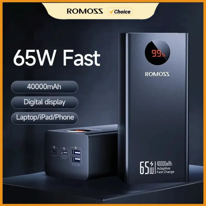 ROMOSS%2065W%20Power%20Bank%2040000mAh%20USB-C%20PD%20Portable%20Laptop%20&%20Phone%20Charger%20-%20Image%203