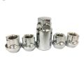 1 Set - Anti Theft Wheel Nuts Lock (M12 x 1.5) (Universal Open Ended Wheel Nut Lug - Car Wheel Nuts Lock with Unique Key). 
