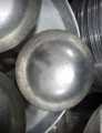 hotel style karahi (kadai) with cover (lid) in white iron (rust free ). 