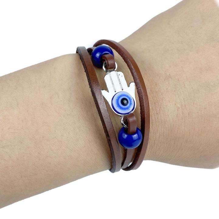 Game The Last of Us 2 Part II Ellie Dina Bracelet Devil's Eye Blue Beads Bracelet Cosplay Jewelry Accessories Gift Women