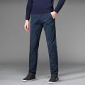 Pants Men Business Straight Cotton Jeans  Stretch Pants Man Elastic Slim Fit. 