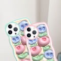 Linemond flowers Design Soft Silicone phone case for OPPO F11PRO F11 Pro F17 F17PRO F19 F19Pro F19S F1S F21PRO F21 F21S PRO 5G F5 F5Plus F5 Youth F5Youth F7 F9 Find X3 FindX3Pro case, ,for Girls. 