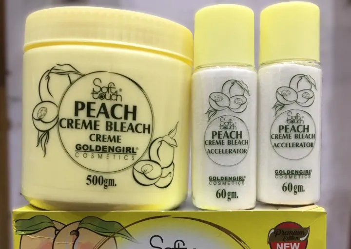 Bleach Cream, Soft Tuch Peach Cream Bleach Jumbo Pack – 500gm ...