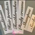 Vinyl stickers for resin art. 